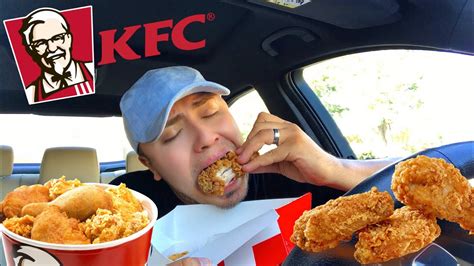 Huge Kfc Fried Chicken Mukbang Youtube