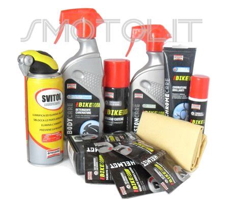 Kit Pulizia E Manutenzione Per Moto Arexon Detergente Cromature Grasso