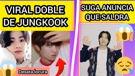 ÚLTIMO MINUTO LOCURA X DOBLE de JUNGKOOK en REDESSUGA NUEVA NOTICIA