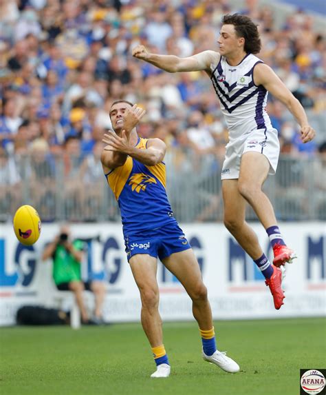 West Coast Vs Fremantle Round 3 2022 Optus Stadium Afana