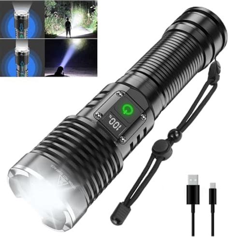 Flashlights High Lumens Rechargeable Lumens Super Bright Led