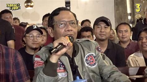 Mahfud Md Sindir Menteri Jadi Tim Sukses Pakai Duit Negara