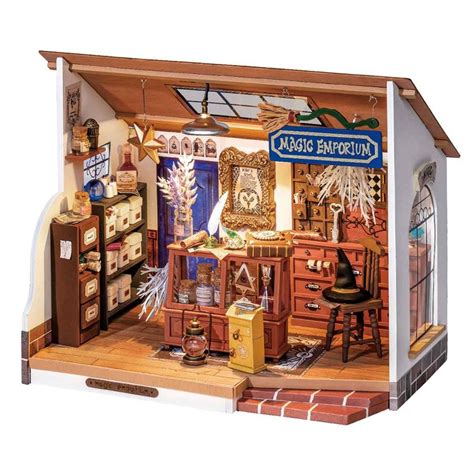 Rolife Kiki S Magic Emporium Diy Miniature House Kit Dg Robotime Store