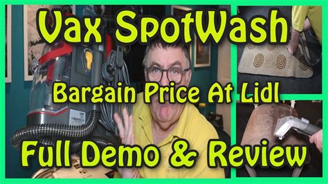 Vax Spotwash Carpet Upholstery Cleaner Great Price At Lidl Full