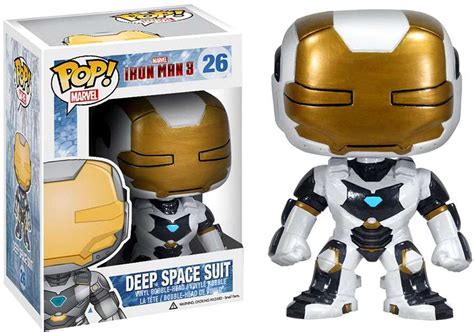 Funko Iron Man 3 Funko Pop Marvel Deep Space Suit Iron Man Vinyl Bobble Head 26 Toywiz