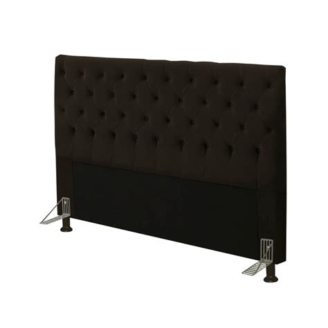 Cabeceira Cama Box Casal Queen 160cm Cristal Veludo Chocolate Js