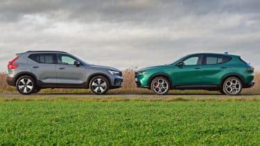 Alfa Romeo Tonale Vs Volvo XC40 2023 Twin Test Review Pictures