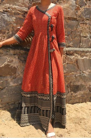 Top Latest Angrakha Kurta Designs For Women Artofit