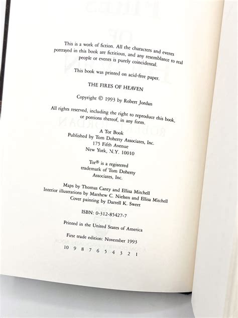 THE FIRES OF HEAVEN | Robert Jordan | First printing