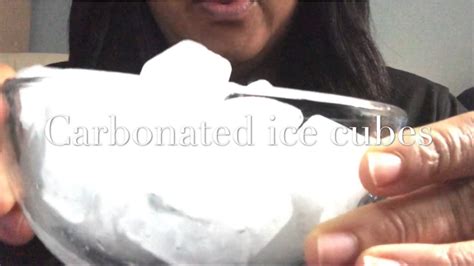 Asmr Ice Eating Carbonated Ice Cubes Hard Crunch Satisfying Sounds