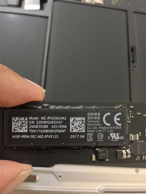 MacBook Air 2017 SSD Upgrade Apple Community