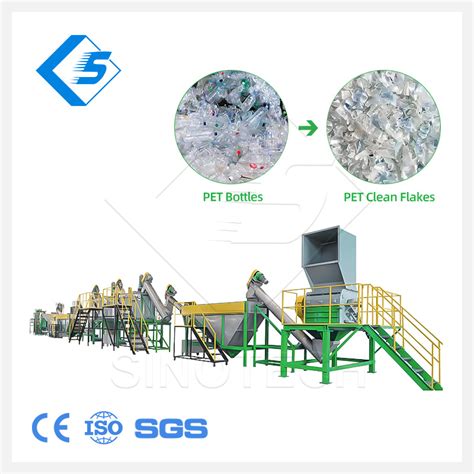 Hot Washing Professional Production Plastic Trash Washing Recycling Pet Plastic Bottle Flakes