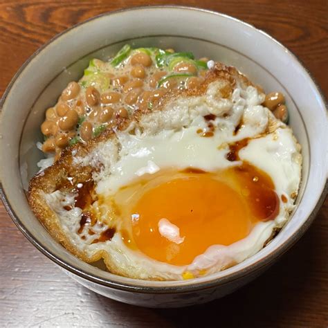 納豆目玉焼き丼で朝からパワーチャージ フランクスオーナーのブログ