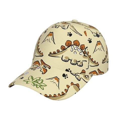 Daiia Cartoon Dinosaurs Baseball Cap Men Women Classic Adjustable For