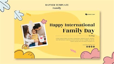 Free PSD | Family day banner template