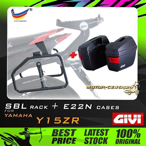 Set Kombo Kotak Box Givi E E N Side Cases Yamaha Y Y Zr Sbl