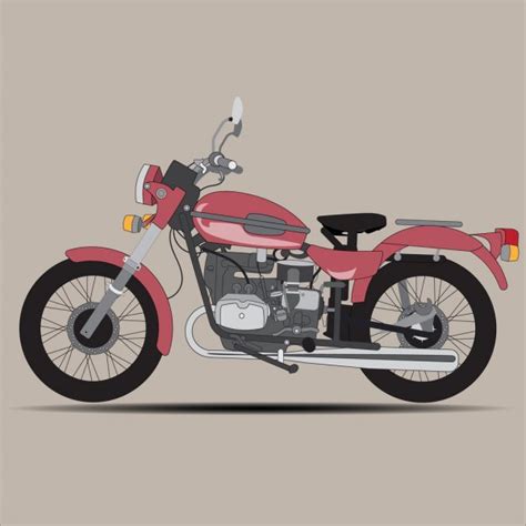 Motorcycle Sidecar Retro Im Genes De Stock De Arte Vectorial