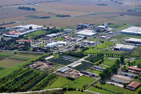 Bad Langensalza Aus Der Vogelperspektive Solarpark Am Katzenstieg In