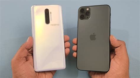 Realme X2 Pro Vs Iphone 11 Pro Max Speedtest And Camera Comparison Youtube