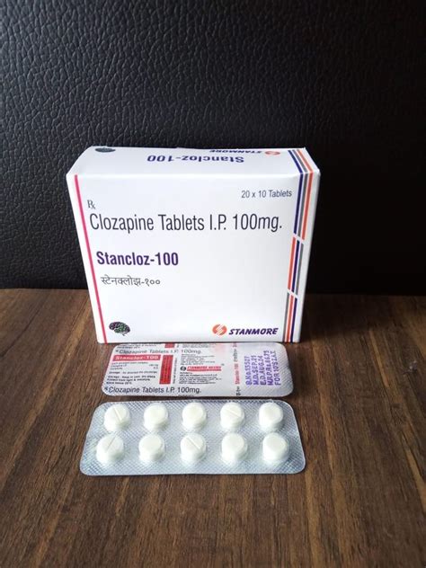 Clozapine 100 Mg Tablets At ₹ 9460strip Anti Psychotic In