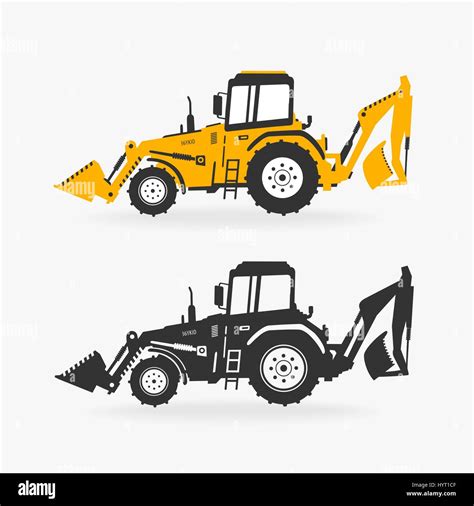 Excavator Stock Vector Images Alamy