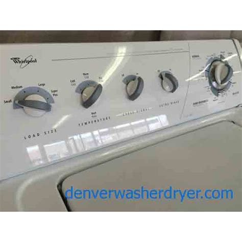 Whirlpool Washer Dryer Set Commercial Quality Super Capacity Plus