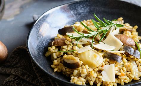 Risotto Met Paddenstoelen Venkel En Parmezaan De Groene Artisanen