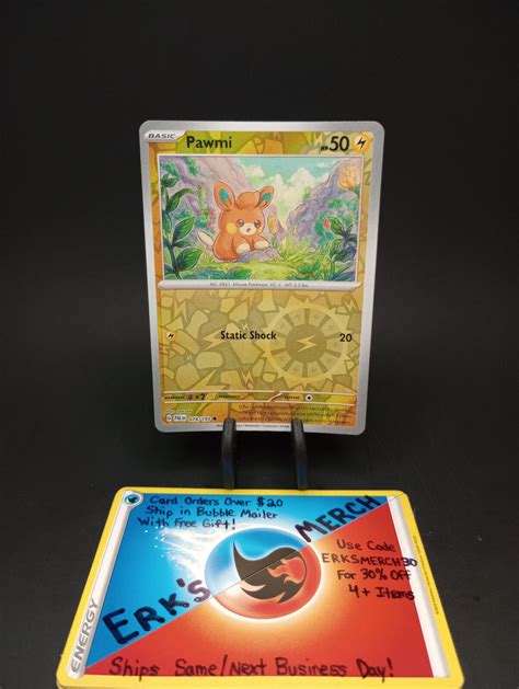 Pawmi 074 193 Paldea Evolved NM Reverse Holo Common Pokemon Card EBay