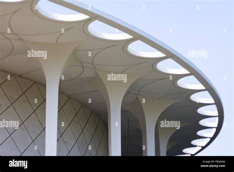 beckman auditorium  caltech campus  res stock photography