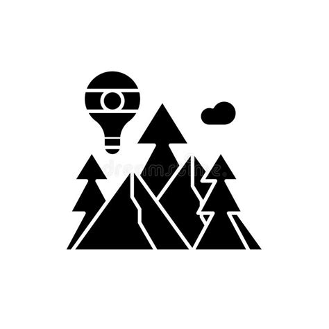 Adventure Black Icon, Vector Sign on Isolated Background. Adventure ...