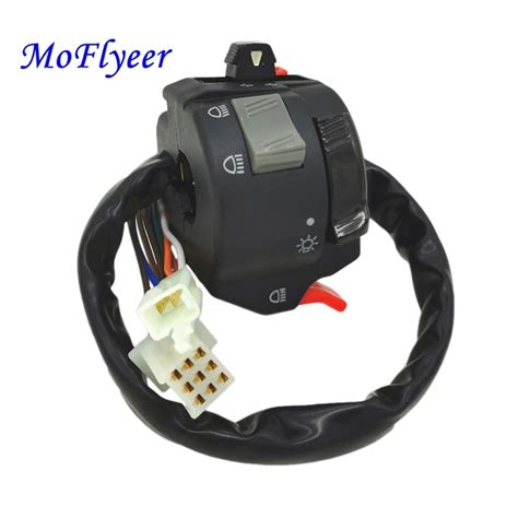 MoFlyeer High Quality 22mm Handlebar Control Switch Button Motorcycle