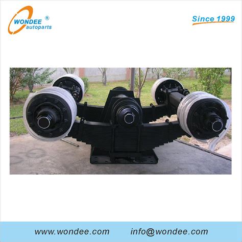 T Low Mounting Plate Drum Type Bogie For Semi Trailer And Truck Buy