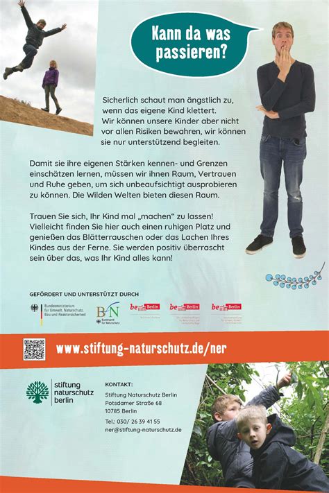 Ausstellungstafeln Naturerfahrungsr Ume Stiftung Naturschutz Berlin