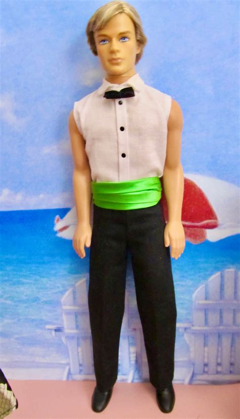 Vintage Barbie Ken Doll In Complete Original Black Tuxedo 1968 Etsy