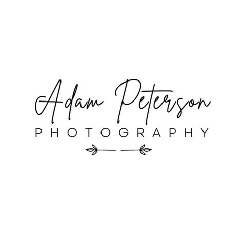 Premade Logo Photography Logo Signature Logo Elegant Logo Etsy