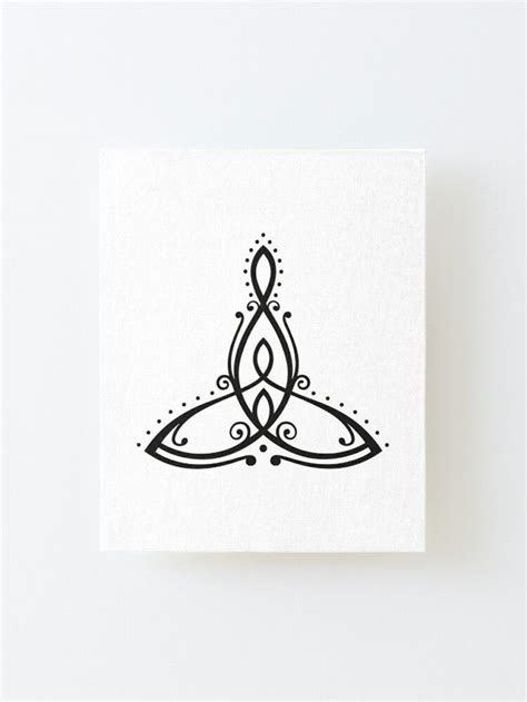 Celtic Motherhood Symbol Mother with two children Mounted Print by ... 