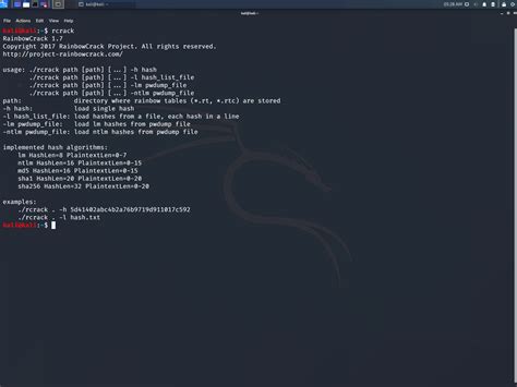 Kali Linux Password Cracking Tool Geeksforgeeks