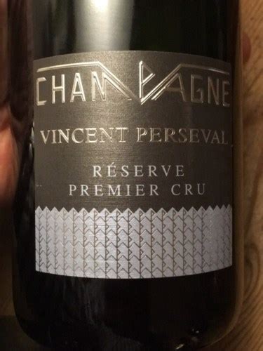 Vincent Perseval Réserve Brut Champagne Premier Cru Vivino