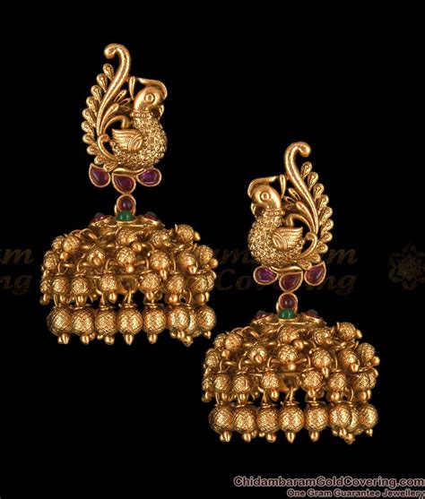 Traditional Gold Jhumka Designs Jewellery