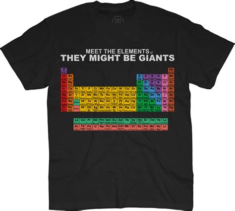 They Might Be Giants Meet The Elements Of Tmbg Unisex T Shirt On Black