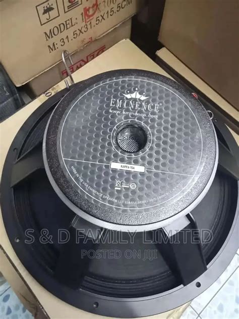 Eminence Gamma Inch Naked Speaker In Nairobi Central Audio Music