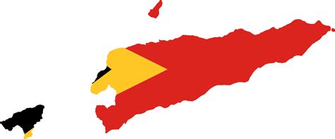 National Flag Of East Timor Timor Leste Symbol Hunt