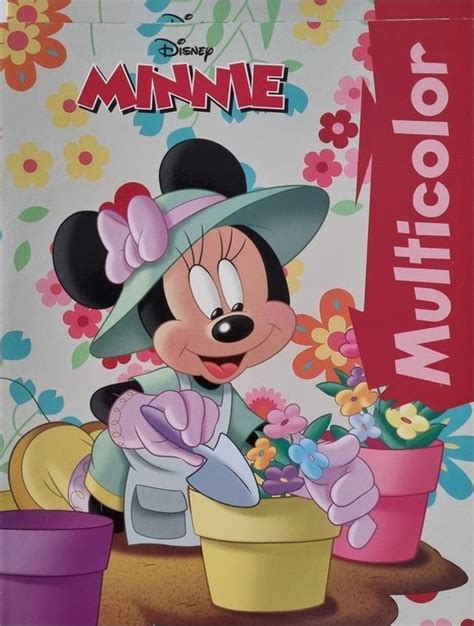 Ieder Disney Minnie Kleurboek Multicolor Minnie Mouse