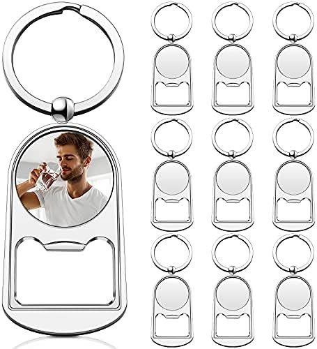 Amazon Pieces Sublimation Blanks Keychains Metal Bottle Opener