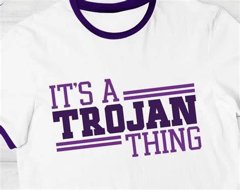 Trojans Svg Bundle With 28 Designs For Trojan School Spirit Etsy