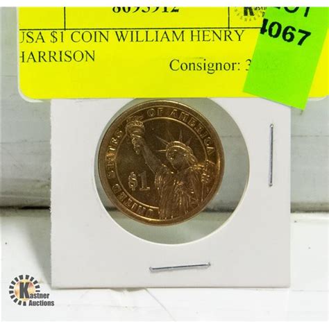 USA $1 COIN WILLIAM HENRY HARRISON