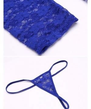 Women Chemises V Neck Lace Babydoll Sexy Lingerie Sleepwear Set Dark Blue C GTA LY