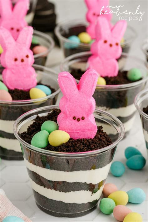 Easter Dirt Cups My Heavenly Recipes