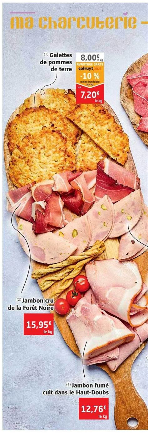 Promo Jambon Cru De La For T Noire Jambon Fum Cuit Dans Le Haut Doubs