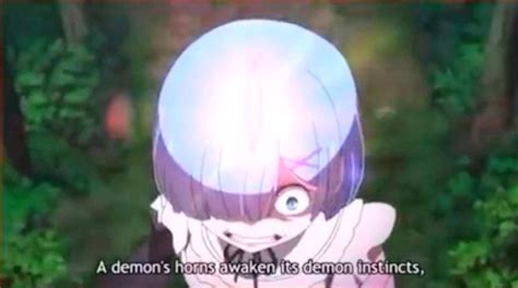 Rem in her demon form | Anime Amino